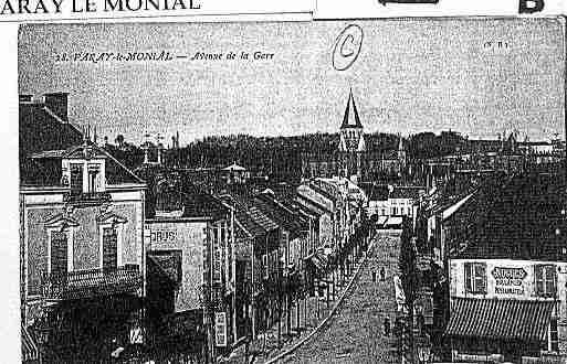 Ville de PARAYLEMONIAL Carte postale ancienne