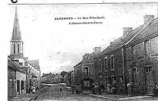 Ville de PARENNES Carte postale ancienne