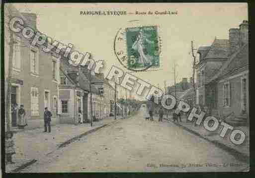 Ville de PARIGNEL\'EVEQUE Carte postale ancienne