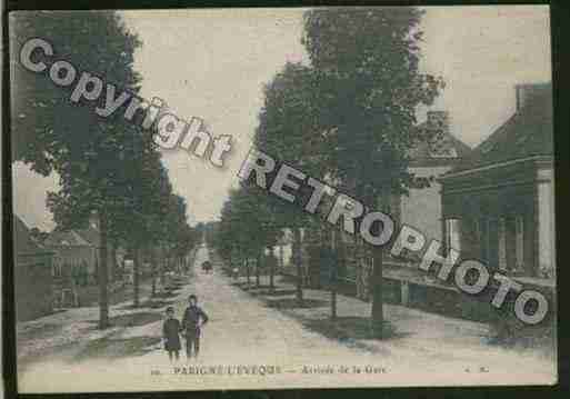 Ville de PARIGNEL\'EVEQUE Carte postale ancienne