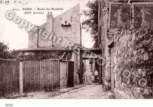 Ville de PARIS13 Carte postale ancienne Ville de PARIS13 Carte postale ancienne