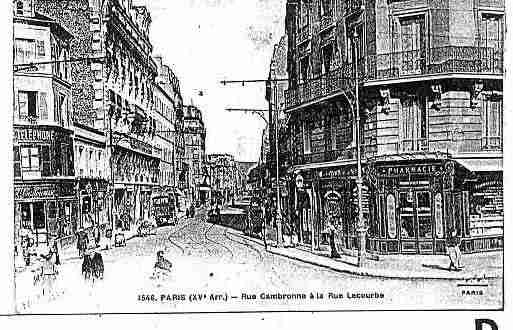 Ville de PARIS15 Carte postale ancienne