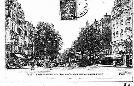 Ville de PARIS17 Carte postale ancienne