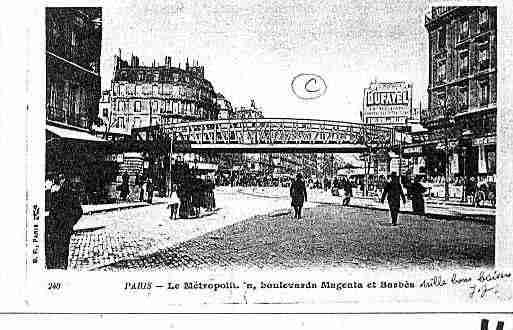 Ville de PARIS18 Carte postale ancienne