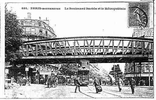 Ville de PARIS18 Carte postale ancienne