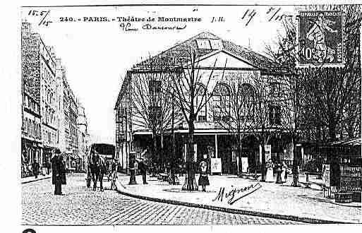 Ville de PARIS18 Carte postale ancienne