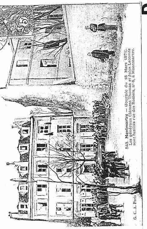 Ville de PARIS18 Carte postale ancienne