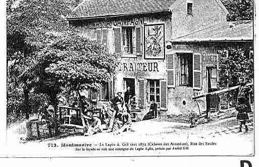 Ville de PARIS18 Carte postale ancienne