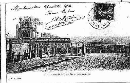 Ville de PARIS18 Carte postale ancienne