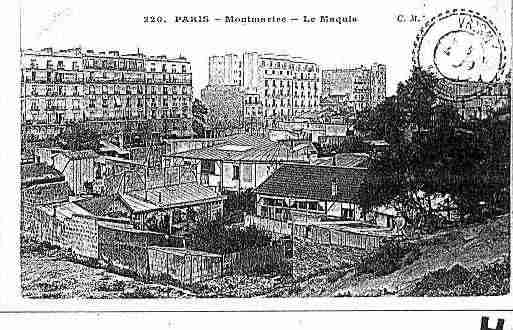 Ville de PARIS18 Carte postale ancienne
