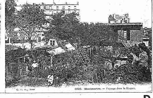 Ville de PARIS18 Carte postale ancienne