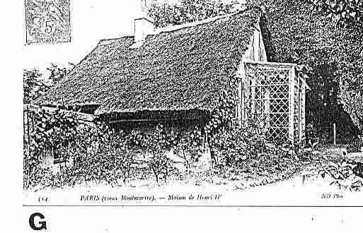 Ville de PARIS18 Carte postale ancienne