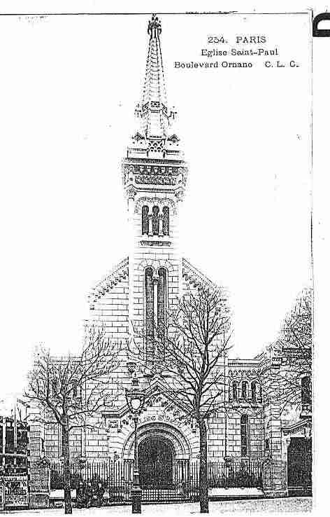 Ville de PARIS18 Carte postale ancienne