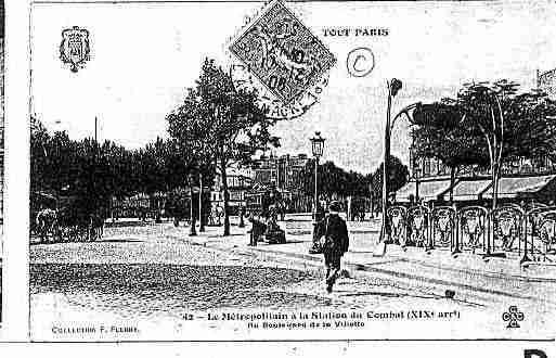 Ville de PARIS19 Carte postale ancienne