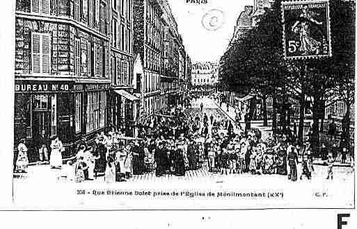 Ville de PARIS20 Carte postale ancienne