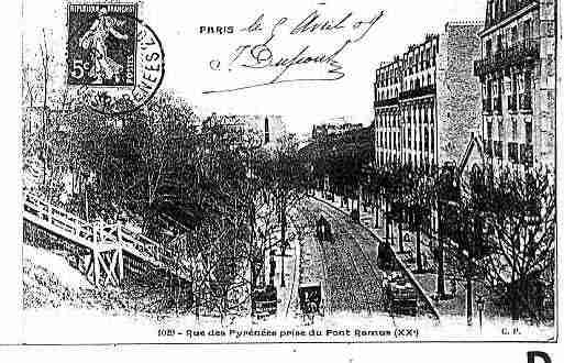 Ville de PARIS20 Carte postale ancienne Ville de PARIS20 Carte postale ancienne