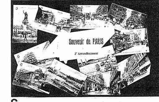 Ville de PARIS3 Carte postale ancienne