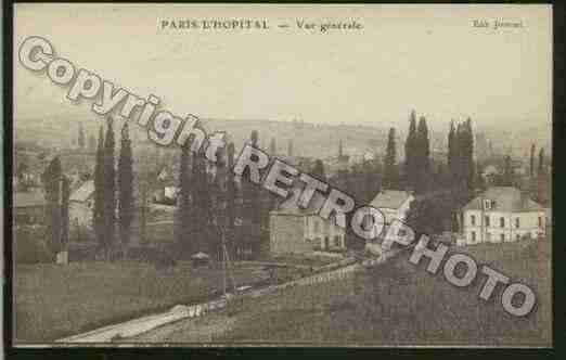 Ville de PARISL\\\'HOPITAL Carte postale ancienne