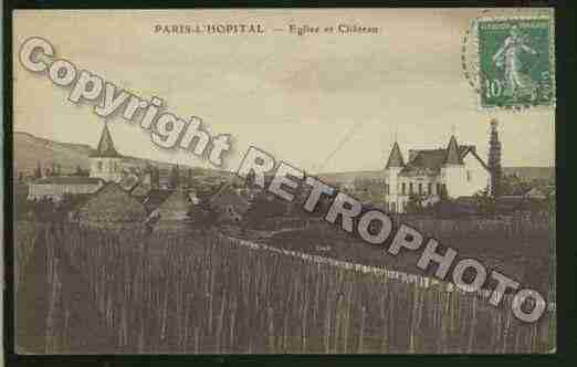 Ville de PARISL\\\'HOPITAL Carte postale ancienne