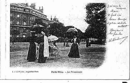 Ville de PARISVECU Carte postale ancienne