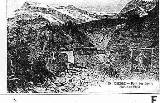 Ville de PASSY Carte postale ancienne