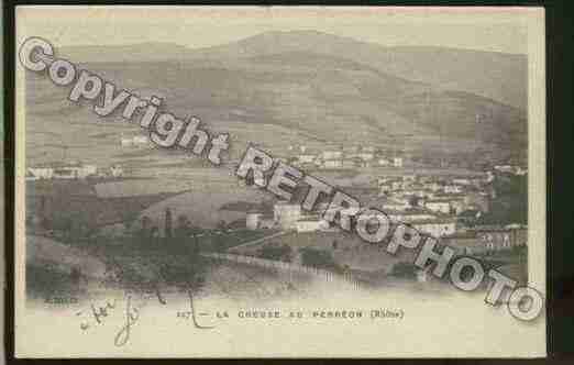 Ville de PERREON(LE) Carte postale ancienne