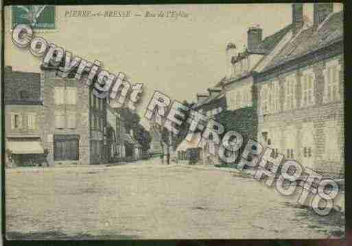 Ville de PIERREDEBRESSE Carte postale ancienne