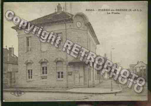 Ville de PIERREDEBRESSE Carte postale ancienne