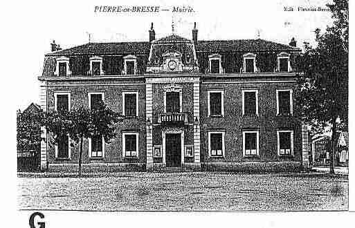 Ville de PIERREDEBRESSE Carte postale ancienne