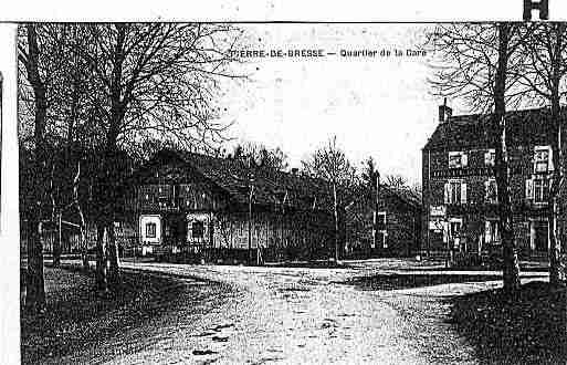 Ville de PIERREDEBRESSE Carte postale ancienne