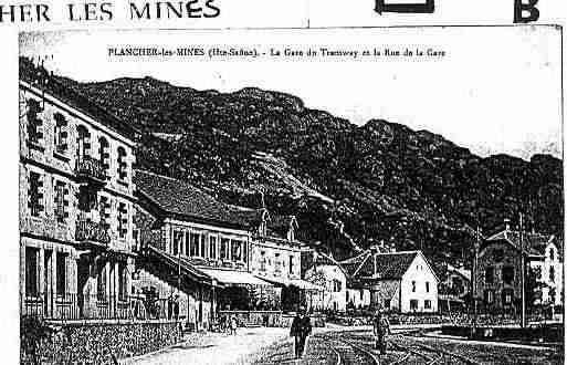 Ville de PLANCHERLESMINES Carte postale ancienne