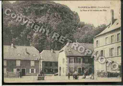 Ville de PLANCHERLESMINES Carte postale ancienne