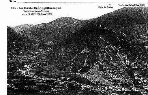 Ville de PLANCHERLESMINES Carte postale ancienne