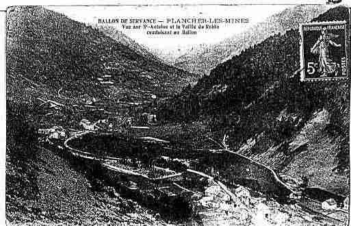 Ville de PLANCHERLESMINES Carte postale ancienne