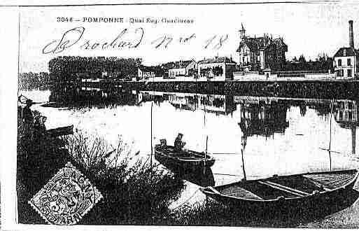 Ville de POMPONNE Carte postale ancienne