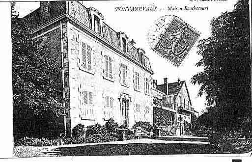 Ville de PONTANEVAUX Carte postale ancienne