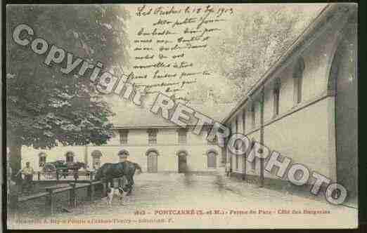Ville de PONTCARRE Carte postale ancienne Ville de PONTCARRE Carte postale ancienne