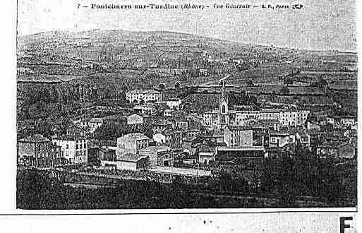 Ville de PONTCHARRASURTURDINE Carte postale ancienne