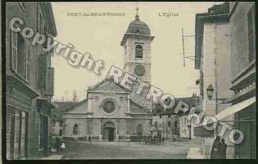 Ville de PONTDEBEAUVOISIN(LE) Carte postale ancienne