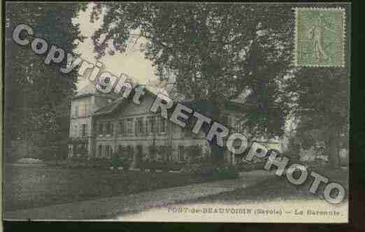 Ville de PONTDEBEAUVOISIN(LE) Carte postale ancienne