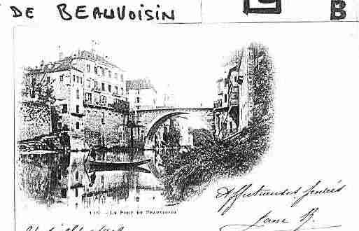Ville de PONTDEBEAUVOISIN(LE) Carte postale ancienne