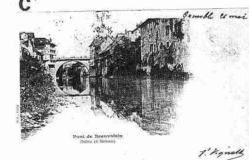 Ville de PONTDEBEAUVOISIN(LE) Carte postale ancienne