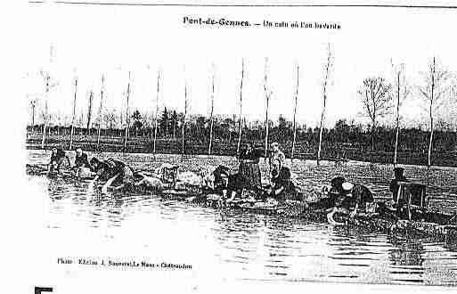 Ville de PONTDEGENNES Carte postale ancienne