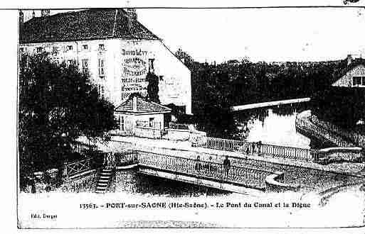Ville de PORTSURSAONE Carte postale ancienne