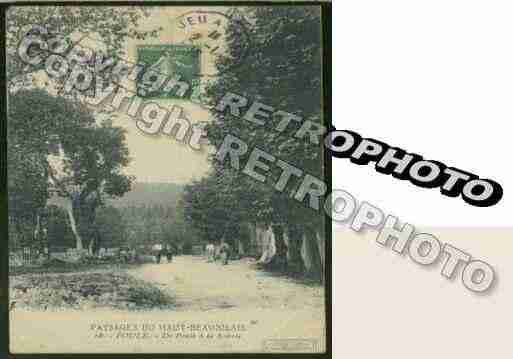 Ville de POULELESECHARMEAUX Carte postale ancienne