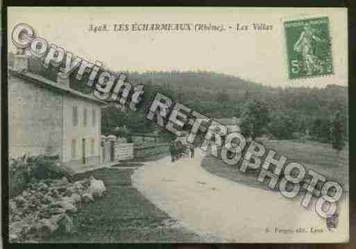 Ville de POULELESECHARMEAUX Carte postale ancienne