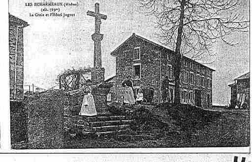 Ville de POULELESECHARMEAUX Carte postale ancienne