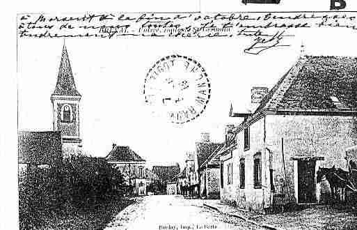 Ville de PREVAL Carte postale ancienne