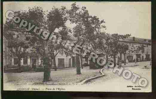 Ville de QUINCIEENBEAUJOLAIS Carte postale ancienne