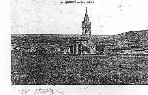 Ville de QUINCIEENBEAUJOLAIS Carte postale ancienne